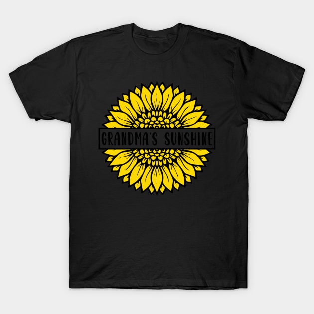 Sunflower Grandmas Sunshine T-Shirt by MisterMash